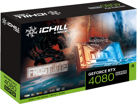 INNO3D GeForce RTX 4080 Super IChill FrostBite 16GB Nvidia Graphic Card