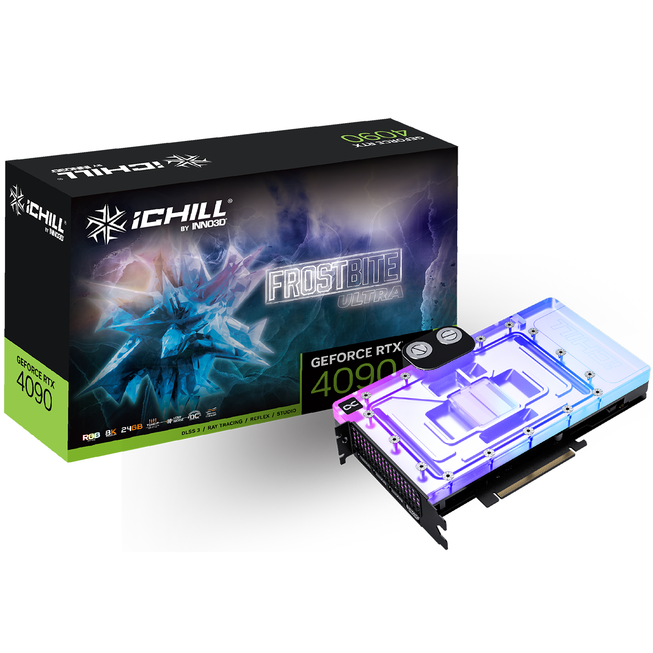 Buy INNO3D GeForce RTX 4090 IChill FrostBite Ultra 24GB Nvidia