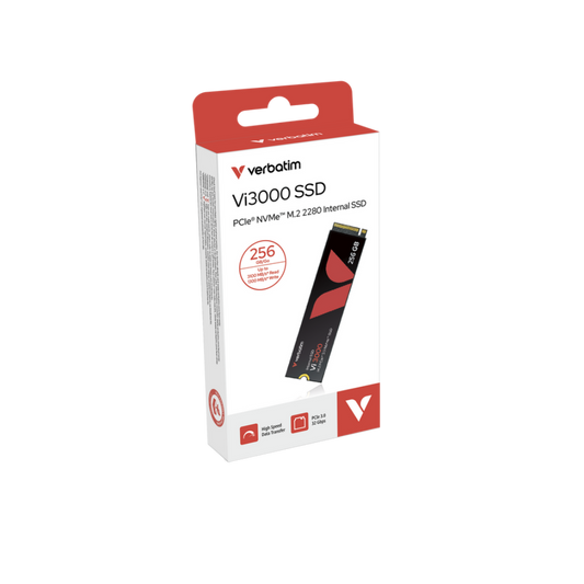 VERBATIM VI3000 256GB M.2 NVME Gen3 Solid State Drive ( SSD )