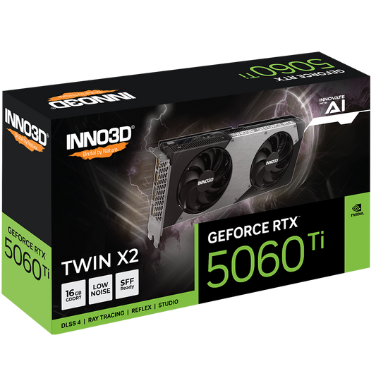 INNO3D GeForce RTX 5060 Ti Twin X2 16GB Nvidia Graphic Card