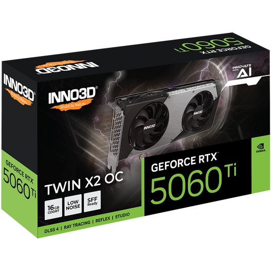 INNO3D GeForce RTX 5060 Ti Twin X2 OC 16GB Nvidia Graphic Card