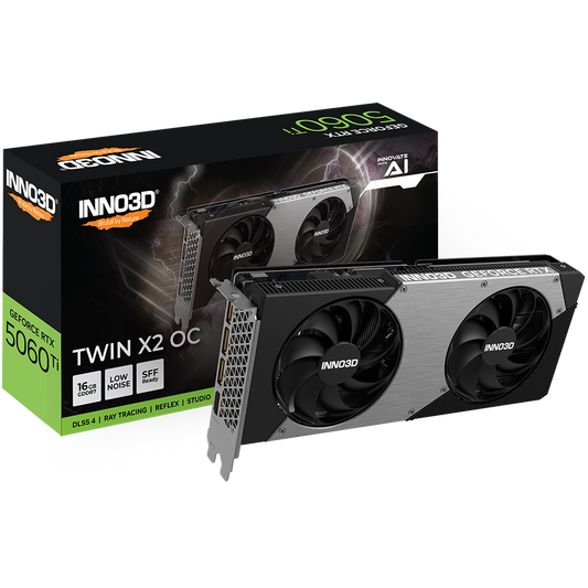 INNO3D GeForce RTX 5060 Ti Twin X2 OC 16GB Nvidia Graphic Card