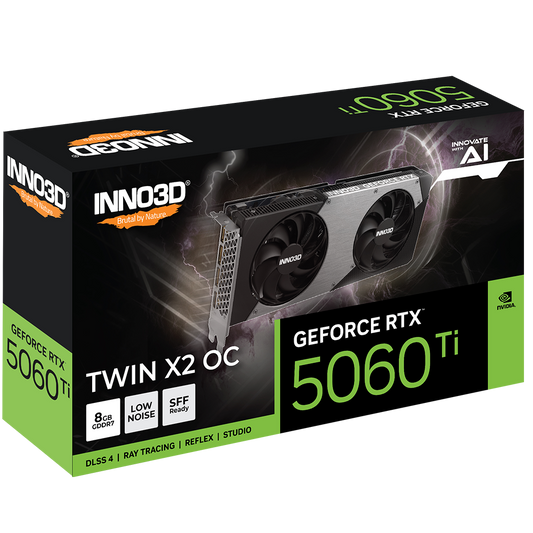 INNO3D GeForce RTX 5060 Ti Twin X2 OC 8GB Nvidia Graphic Card