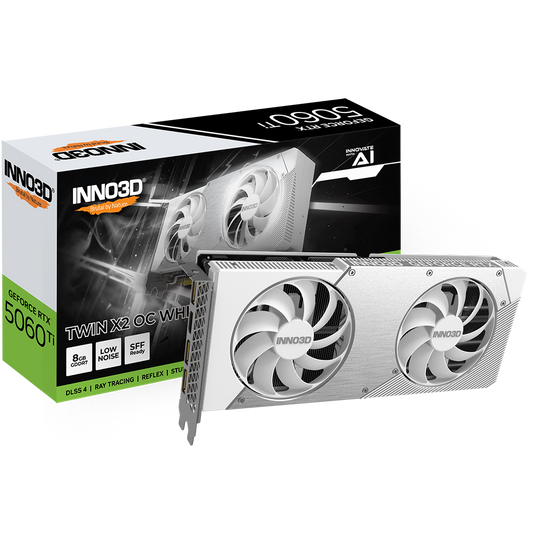 INNO3D GeForce RTX 5060 Ti Twin X2 OC White 8GB Nvidia Graphic Card