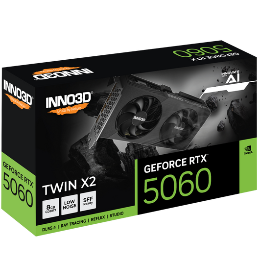 INNO3D GeForce RTX 5060 Twin X2 8GB Nvidia Graphic Card