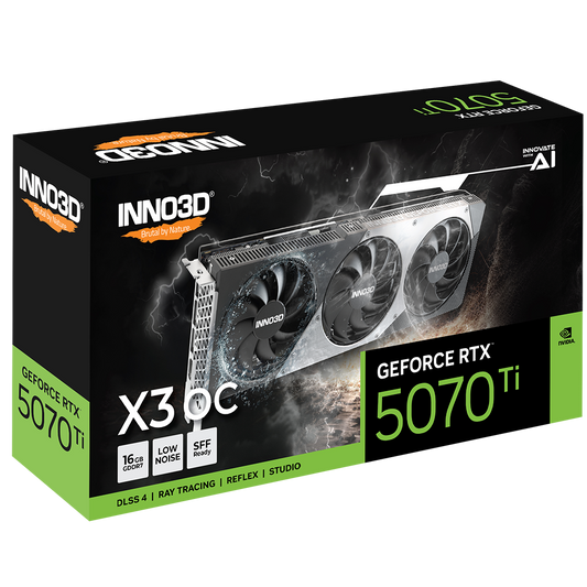 INNO3D GeForce RTX 5070 Ti X3 OC 16GB Nvidia Graphic Card