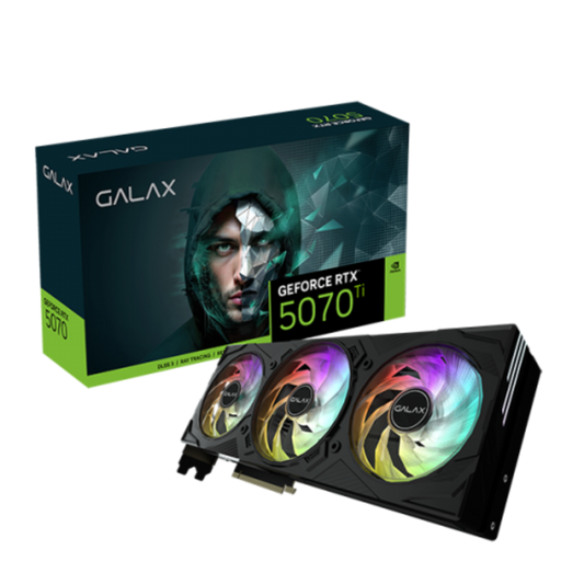 GALAX Geforce RTX 5070 Ti EX Gamer 1 Click OC 16GB NVIDIA Graphic Card