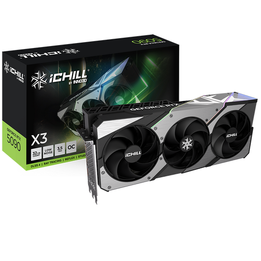 INNO3D GeForce RTX 5090 IChill X3 OC 32GB Nvidia Graphic Card