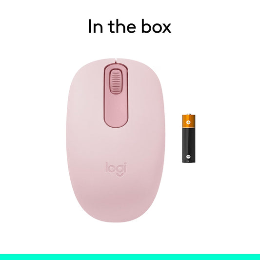 LOGITECH M196 Bluetooth Wireless Ambidextrous Gaming Mouse ( 910-007464 ) ( 1000 DPI / 3 Macro Button ) ( Rose )