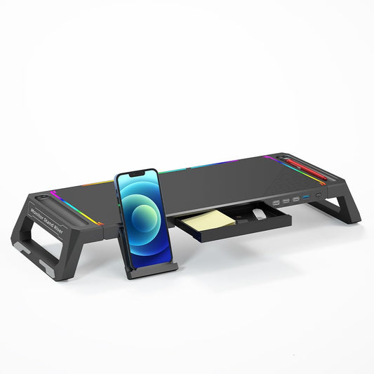CLAW Dock T6 RGB Monitor and Laptop Stand ( Black )