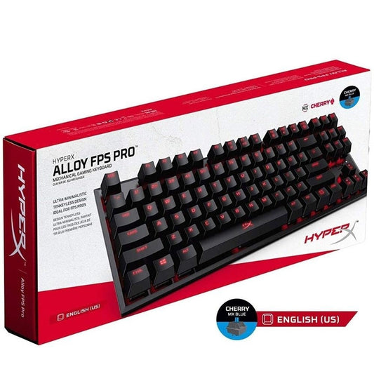 HYPERX Alloy FPS Pro LED Tenkeyless Mechanical Gaming Keyboard ( Black ) ( Cherry MX Blue Switch )