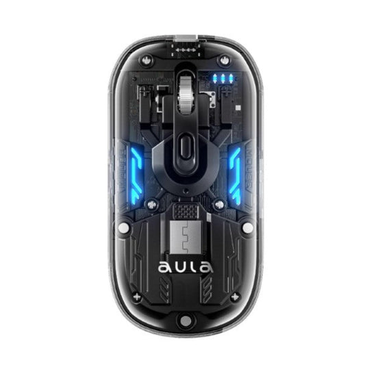 AULA AM210 Wireless Bluetooth Ergonamic Gaming Mouse (AM210B) ( 1600 DPI / 4 Macro Button ) (Black