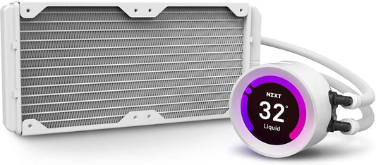 NZXT Kraken Z53 RGB 240mm AIO CPU Liquid Cooler (White)