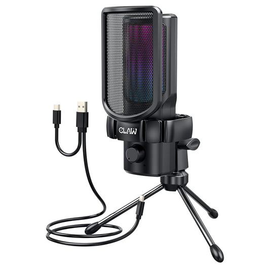 CLAW GM17 RGB Condenser Gaming Microphone ( Black )