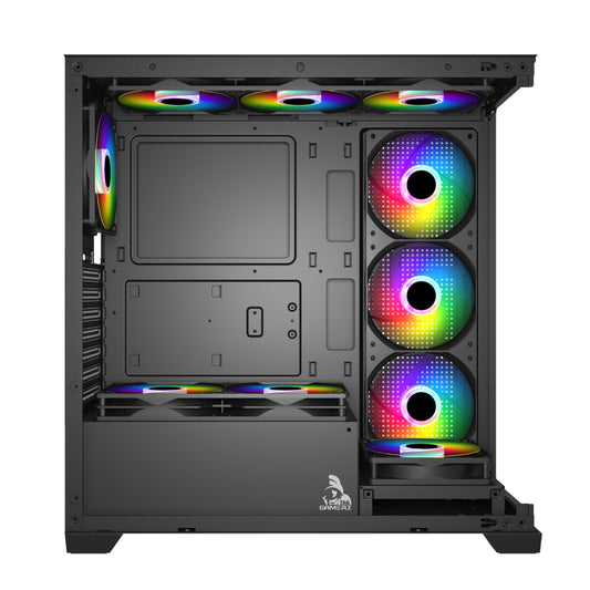 TAG Gamerz Luminor ARGB ATX Mid Tower Cabinet (Black)