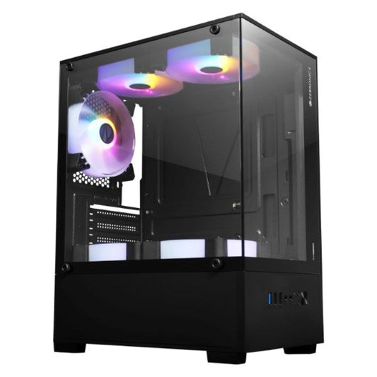 ZEBRONICS Iceberg ARGB MATX Mid Tower Cabinet ( Black )