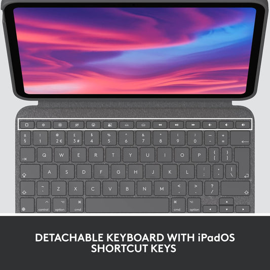 LOGITECH Combo Touch Detachable ipad Keyboard ( 10th Generation ) ( Oxford Grey )