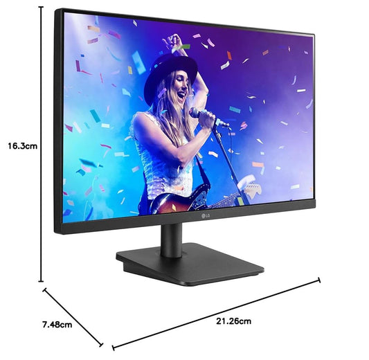 LG 24MP400 24 Inch FHD 75Hz IPS Panel 99% SRGB 5MS AMD Freesync IPS Gaming Monitor ( White )