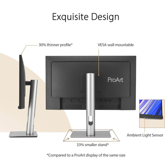 ASUS ProArt PA24ACRV 24 Inch 2KQHD 75Hz IPS panel 100% SRGB 5MS Adaptive SyncProfessional Monitor