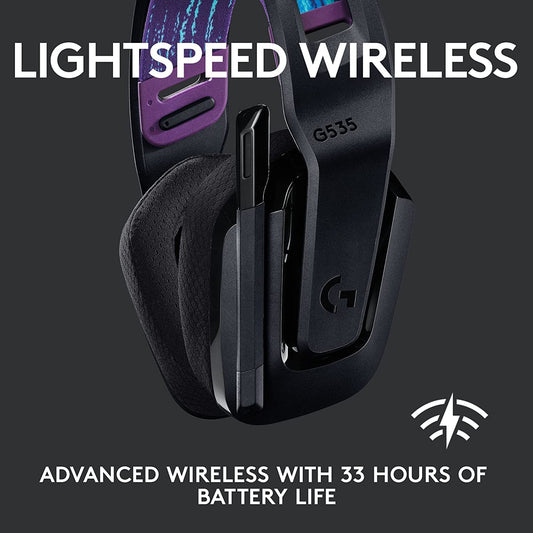 Logitech G535 Lightspeed Wireless Gaming Headset ( Black )