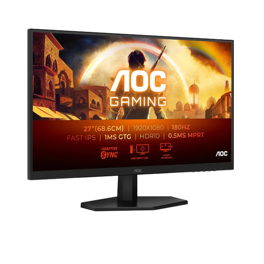 AOC 27G42E 27 Inch FHD 180Hz IPS Panel 128% SRGB 1MS Adaptive Gsync Gaming Monitor