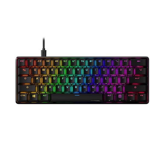 HyperX Alloy Origins 60% RGB Mechanical Gaming Keyboard (Red Linear Switches)