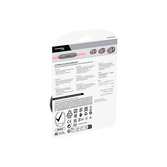 HYPERX Cloud Earbuds Gamine Earphones (Pink)