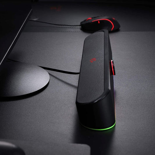 REDRAGON GS560 Adiemus 4 Watt 2.0 Channel USB Soundbar (Black)