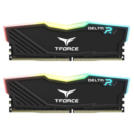 TEAMGROUP T-Force Delta RGB 64GB ( 32GB x 2 ) 5600MHz DDR5 RAM (Black)