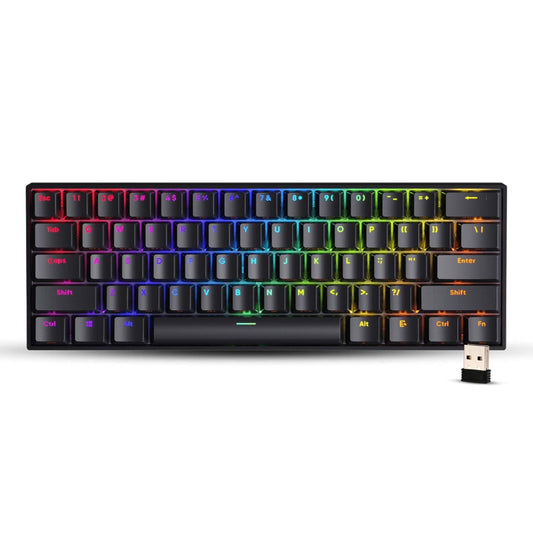 ZEBRONICS Zeb-Max Ninja 60% RGB Mechanical Wireless Gaming Keyboard ( Black ) ( Blue Switch ) (Copy)