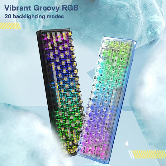 REDRAGON K631 Pro Castor 65% Mechanical Wired gaming Keyboard ( Black ) ( Translucent Custom Switch )