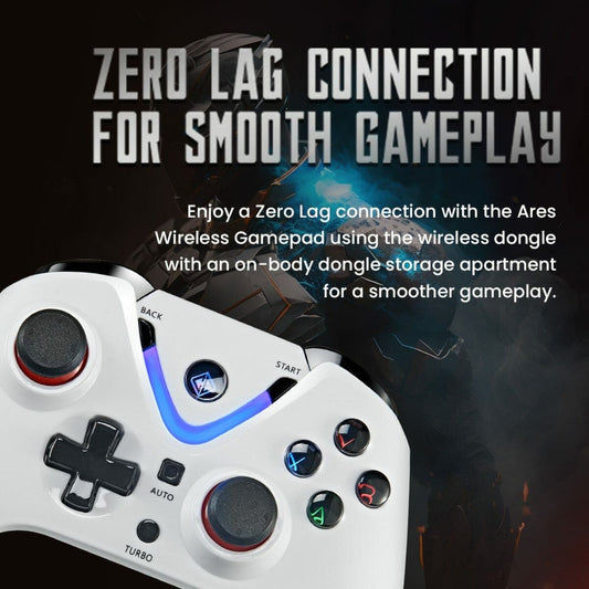 COSMIC BYTE Ares Wireless Console (White)