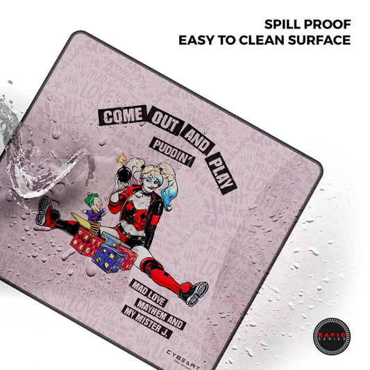 CYBEART Harley Quinn Large Gaming Mousepad