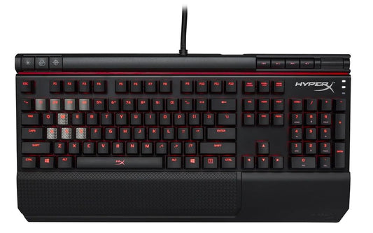 HYPERX Alloy Elite RGB Full Size Mechanical Wired Gaming Keyboard ( Black ) ( Cherry MX Red Switch )