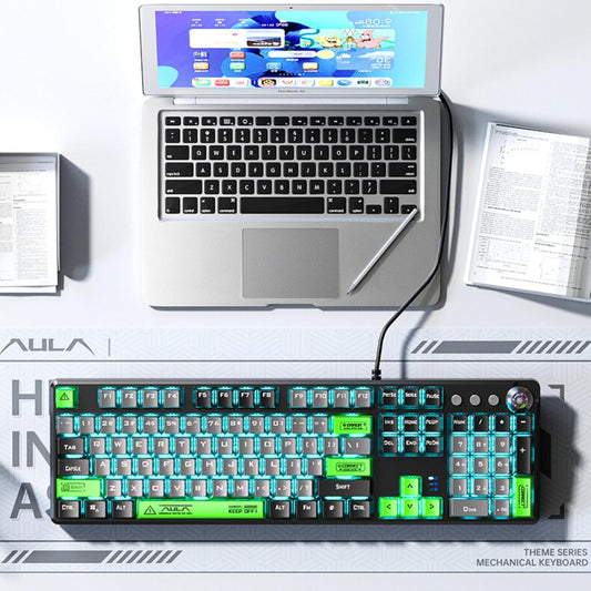 AULA F2088 Pro Full Size Mechanical Gaming Keyboard ( Black ) ( Blue Switch ) ( F2088Pro )