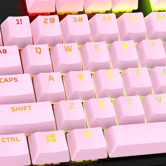 HyperX PBT Keycaps – Full Key Set (Pink)