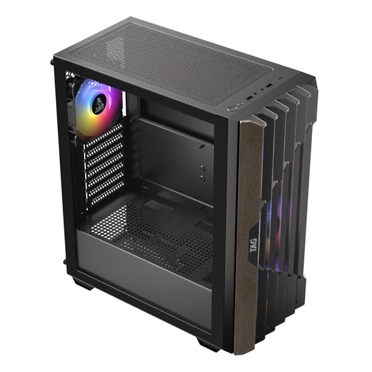 TAG Gamerz Stellar Elite ARGB Mid Tower Cabinet ( Black )