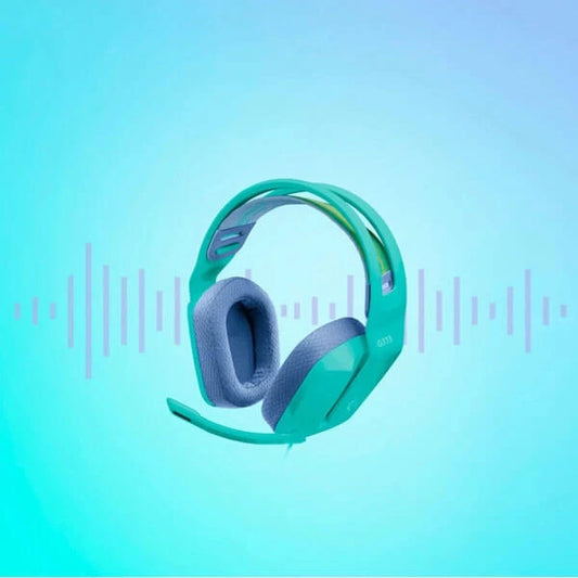 LOGITECH G335 Wired 3.5mm 7.1 Surround Gaming Headphones ( Mint ) ( PC / Xbox )