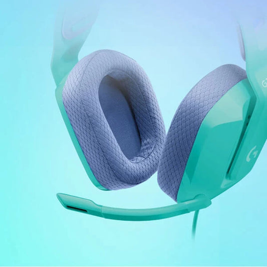 LOGITECH G335 Wired 3.5mm 7.1 Surround Gaming Headphones ( Mint ) ( PC / Xbox )