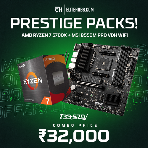 EH AMD 5000 Series Bundle 3 (AMD Ryzen 7 5800X + MSI B550M Pro VDH WiFi)
