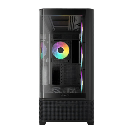 GAMDIAS Atlas P2 CG ARGB ATX Mid Tower Cabinet ( Black )