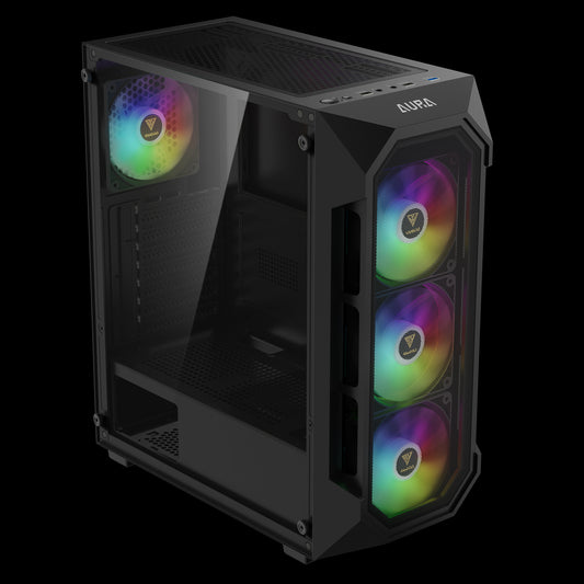 GAMDIAS Athene GC1 Elite RGB ATX Mid Tower Cabinet (Black)