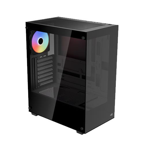 AEROCOOL Pivot ATX Mid Tower Cabinet (Black)