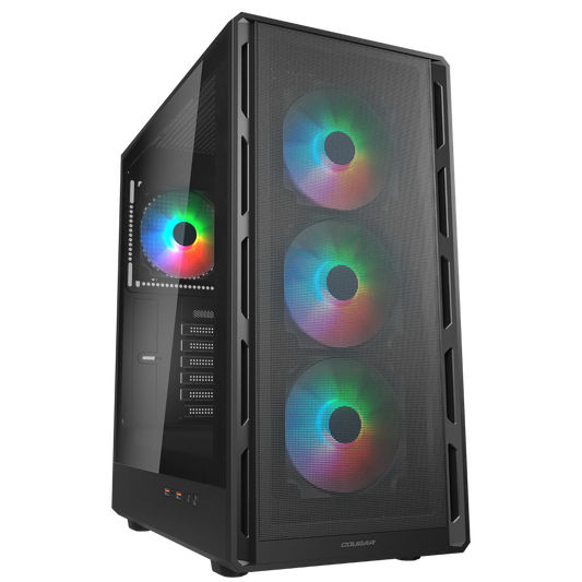 COUGAR Airrface Pure RGB ATX Mid Tower Cabinet ( Black )