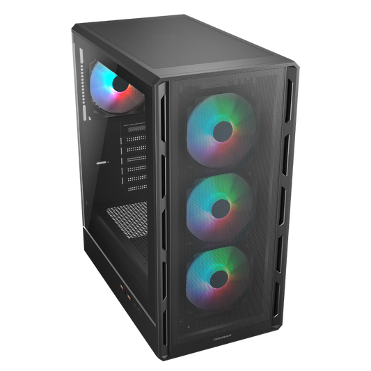 COUGAR Airrface Pure RGB ATX Mid Tower Cabinet ( Black )