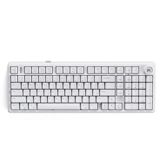 CYBEART Akula 99 Tri Mode Full Size Compact RGB Mechanical Gaming Keyboard ( White ) ( MKI Gen 1 Linear Switch )