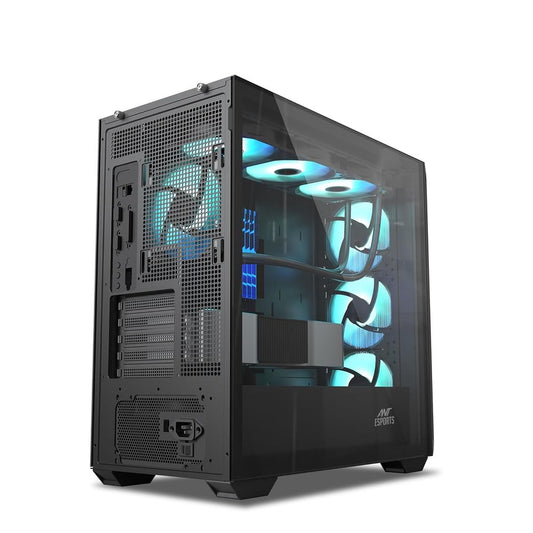 ANT ESPORTS 621 C3 ATX Mid Tower Cabinet (Black)