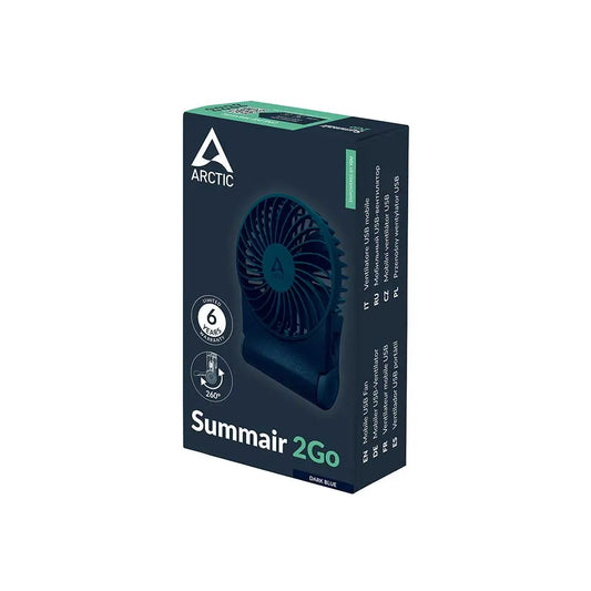ARCTIC Summair 2Go Powerful Handheld Fan ( Dark Blue )