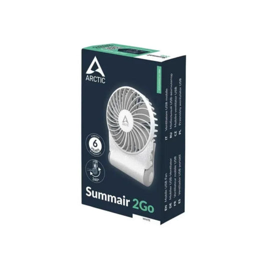 ARCTIC Summair 2Go Powerful Handheld Fan ( White )