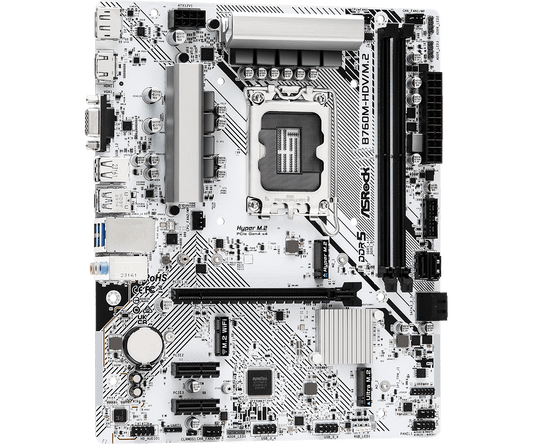 ASROCK B760M-HDV/M.2 DDR5 Intel Motherboard ( White )